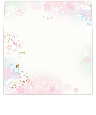 ホールマーク（Hallmark）　桜柄レターパッド用封筒　842444　スプリングブリーズ