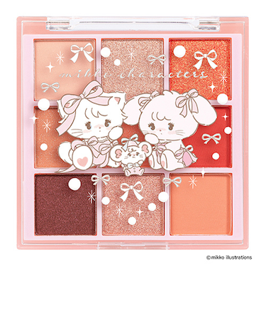 ミッコ（Mikko）　アイシャドウパレット　ピンク