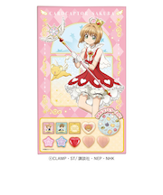 【バレンタイン】　ハート　カードキャプターさくら　ミラー＆チョコ