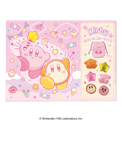 【バレンタイン】　ハート　星のカービィ　ポーチ＆チョコギフト