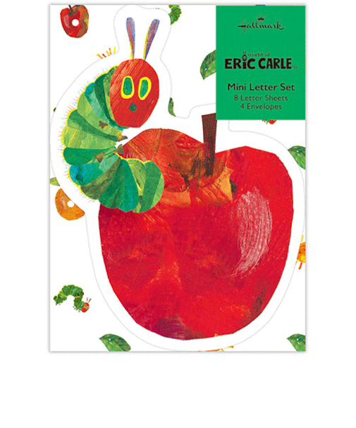 ホールマーク（Hallmark）　ミニレターセット　はらぺこあおむし　りんご