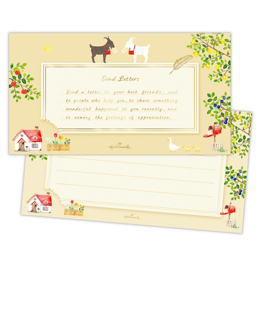 ホールマーク（Hallmark）　一筆箋　シロヤギクロヤギ