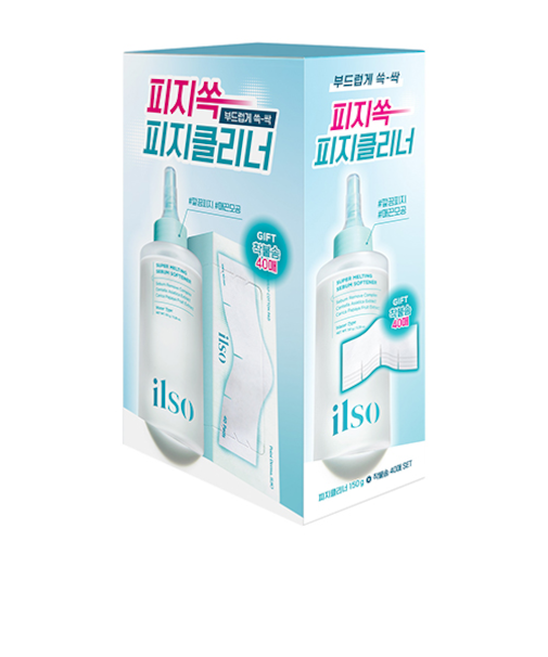 イルソ（ilso）　スーパーメルティングセバムソフトナーセット　コットンパット40枚入