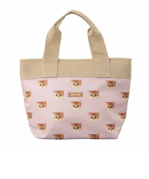 ポール＆ジョー（PAUL＆JOE）　ランチトートバッグ　ヌネット・ピンクベージュ