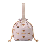 ポール＆ジョー（PAUL＆JOE）　ランチ巾着バッグ　ヌネット・ピンクベージュ