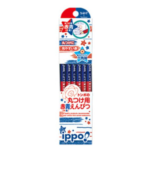 トンボ鉛筆（Tombow）　丸つけ用赤青鉛筆　CV－KIVP　12本入