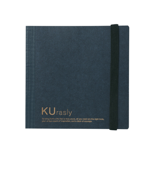 包む　クラスリー（KUrasly）　スクエアノート　108mm　T9081　ネイビー