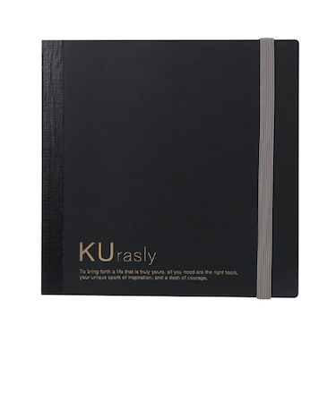 包む　クラスリー（KUrasly）　スクエアノート　150mm　T9080　ブラック