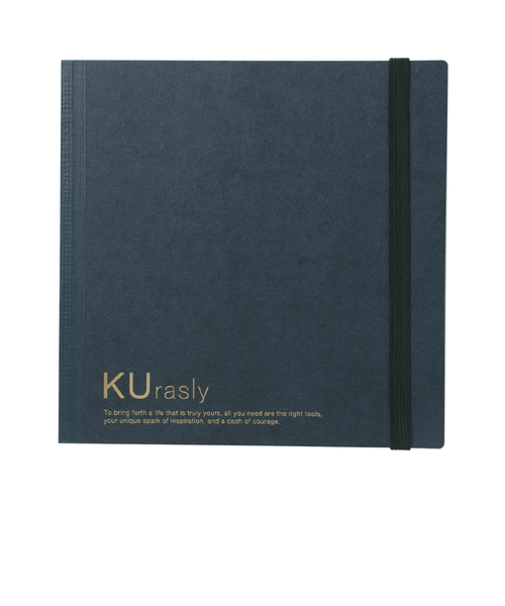 包む　クラスリー（KUrasly）　スクエアノート　150mm　T9078　ネイビー