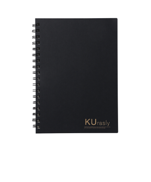包む　クラスリー（KUrasly）　リングノート　B6　T9090　ブラック