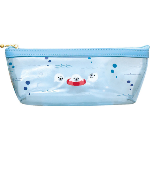 ラボクリップ（LABCLIP）　トリオ水族館　ペンポーチ　B26-TRPP-GA　ゴマフアザラシ