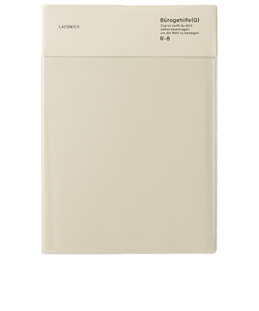 【2026年3月始まり】　ラコニック（LACONIC）　仕事計画　ワークダイアリー　ポケット　A5　ウィークリーバーチカルレフト　LALM87　アイボリー　月曜