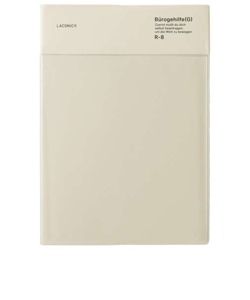 【2026年3月始まり】　ラコニック（LACONIC）　仕事計画　ワークダイアリー　ポケット　A5　ウィークリーバーチカルレフト　LALM87　アイボリー　月曜