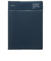 【2026年3月始まり】　ラコニック（LACONIC）　仕事計画　ワークダイアリー　ポケット　B6　ウィークリーバーチカルレフト　LIM98　ネイビー　月曜始ま