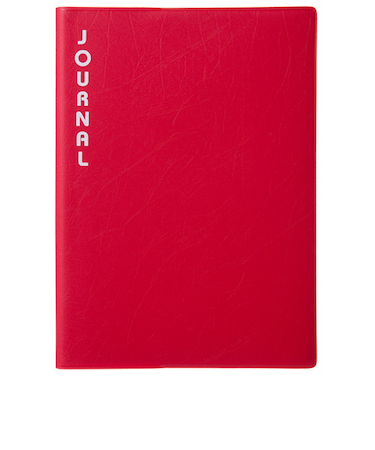 【2026年3月始まり】　ラコニック（LACONIC）　仕事計画　インデックスダイアリー　JOURNAL　B6　ウィークリーブロック　LKM77　レッド　月曜始