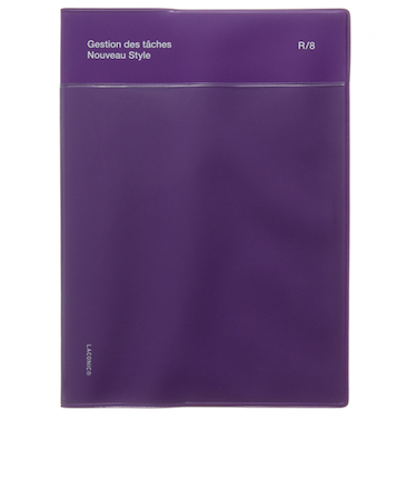 【2026年3月始まり】　ラコニック（LACONIC）　仕事計画　タスクログダイアリー　ポケット　B6　ウィークリーレフト　LWM07　パープル　月曜始まり