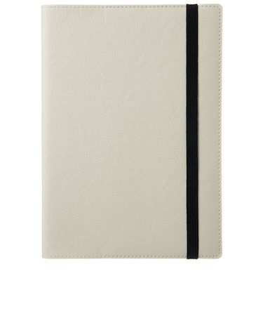 【2026年3月始まり】　ラコニック（LACONIC）　仕事計画　ワークダイアリー　合皮　A5　ウィークリーバーチカルレフト　LALM86　ベージュ　月曜始まり