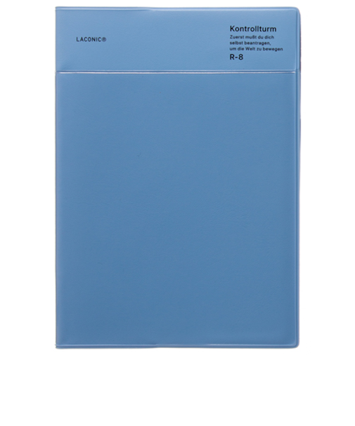 【2026年3月始まり】　ラコニック（LACONIC）　仕事計画　ワークダイアリー　ポケット　B6　ウィークリーバーチカルレフト　LIM98　ブルー　月曜始まり