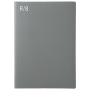 【2026年3月始まり】　ラコニック（LACONIC）　仕事計画　ワークダイアリー　年号　A5　ウィークリーバーチカルレフト　LALM85　グレー　月曜始まり