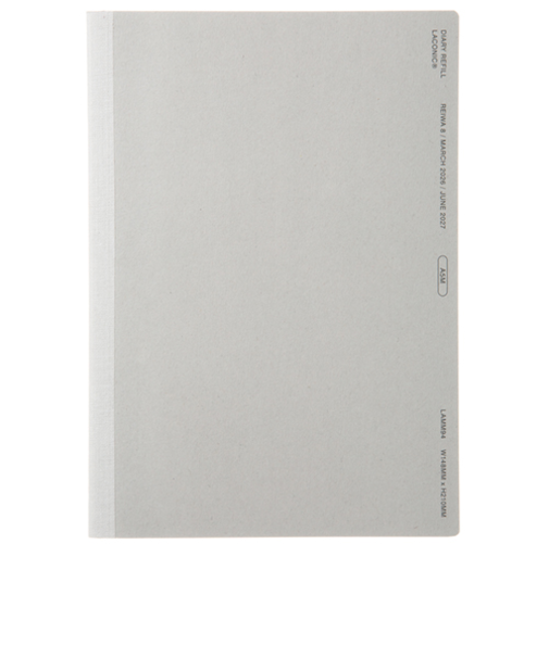 【2026年3月始まり】　ラコニック（LACONIC）　仕事計画　ダイアリー　リフィル　A5　マンスリーブロック　LAMM94　月曜始まり