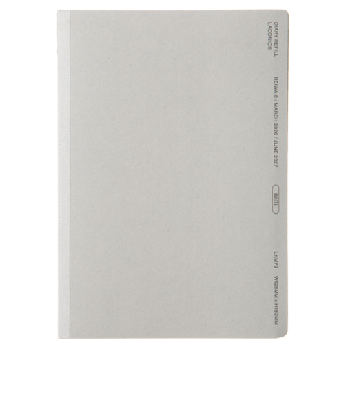 【2026年3月始まり】　ラコニック（LACONIC）　仕事計画　インデックスダイアリー　リフィル　B6　ウィークリーブロック　LKM79　月曜始まり