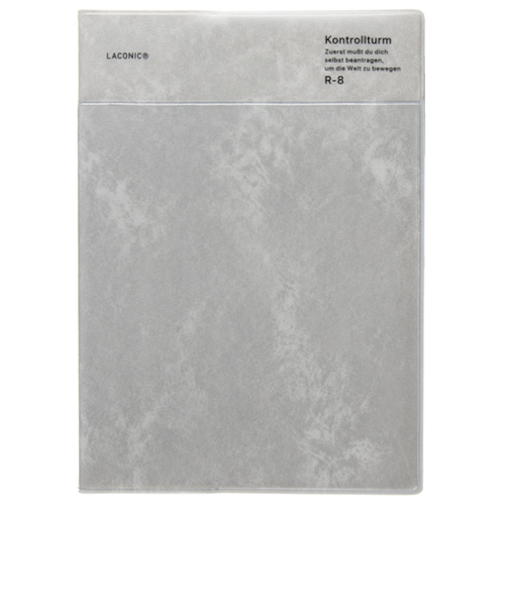 【2026年3月始まり】　ラコニック（LACONIC）　仕事計画　ワークダイアリー　ポケット　B6　ウィークリーバーチカルレフト　LIM98　グレー　月曜始まり