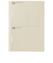 【2026年3月始まり】　ラコニック（LACONIC）　仕事計画　ダイアリー　ポケット　A5　マンスリーブロック　LAMM93　アイボリー　月曜始まり