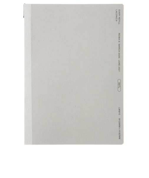 【2026年3月始まり】　ラコニック（LACONIC）　仕事計画　タスクログダイアリー　リフィル　B6　ウィークリーレフト　LWM10　月曜始まり