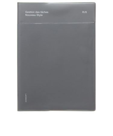 【2026年3月始まり】　ラコニック（LACONIC）　仕事計画　タスクログダイアリー　ポケット　B6　ウィークリーレフト　LWM07　シルバー　月曜始まり