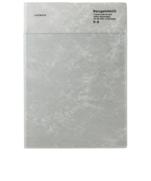【2026年3月始まり】　ラコニック（LACONIC）　仕事計画　ワークダイアリー　ポケット　A5　ウィークリーバーチカルレフト　LALM87　グレー　月曜始ま