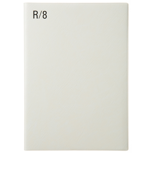 【2026年3月始まり】　ラコニック（LACONIC）　仕事計画　ワークダイアリー　年号　A5　ウィークリーバーチカルレフト　LALM85　ホワイト　月曜始まり