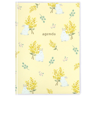 【2026年3月始まり】　ラボクリップ（LABCLIP）　スーレフルール　B6　マンスリーブロック　2603GSF-YE　イエロー　月曜始まり