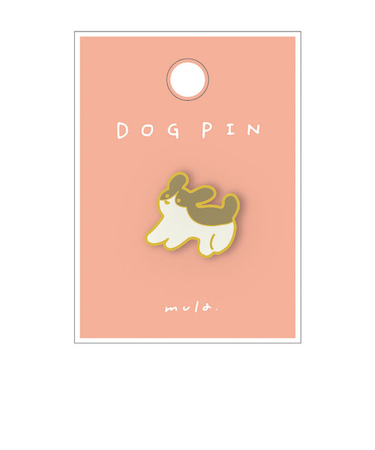 リュリュ（RYU-RYU）　mula　ピンバッジ　MUPB08　ごきげん