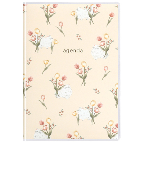 【2026年3月始まり】　ラボクリップ（LABCLIP）　スーレフルール　B6　マンスリーブロック　2603GSF-PK　ピンク　月曜始まり