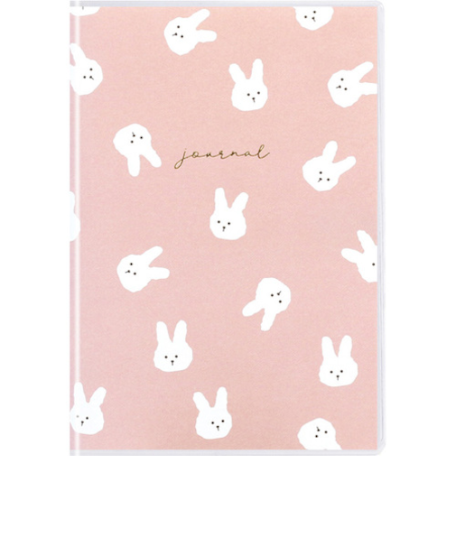 【2026年3月始まり】　ラボクリップ（LABCLIP）　アニモ　A6　マンスリーブロック　2603HAN-US　ウサギ　月曜始まり