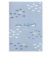 【2026年3月始まり】 ラボクリップ(LABCLIP) トリオ水族館 A6 マンスリーブロック 2603HTR-JZ ジンベイザメ 月曜始まり