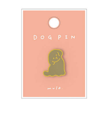 リュリュ（RYU-RYU）　mula　ピンバッジ　MUPB06　きょとん