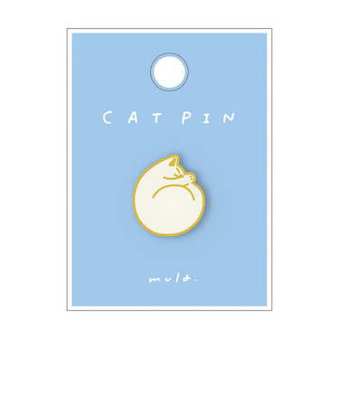 リュリュ（RYU-RYU）　mula　ピンバッジ　MUPB02　ニャンモナイト