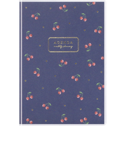 【2026年3月始まり】　ラボクリップ（LABCLIP）　チェリー　A6　マンスリーブロック　2603HCH-NV　ネイビー　月曜始まり