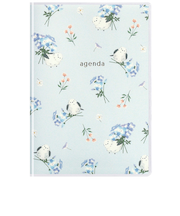 【2026年3月始まり】　ラボクリップ（LABCLIP）　スーレフルール　B6　マンスリーブロック　2603GSF-BL　ブルー　月曜始まり