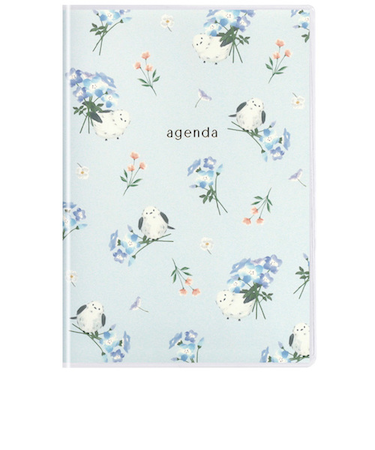 【2026年3月始まり】　ラボクリップ（LABCLIP）　スーレフルール　B6　マンスリーブロック　2603GSF-BL　ブルー　月曜始まり