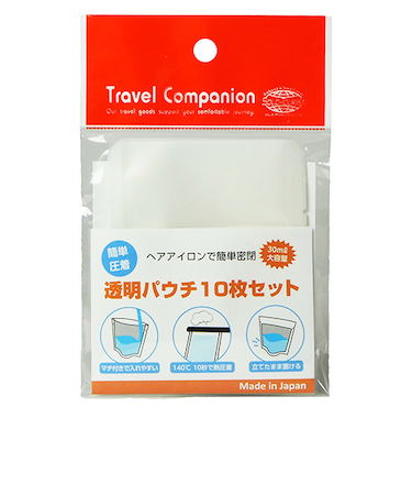 ソロ・ツーリスト　熱圧着　透明パウチ10枚セット　HSP-10