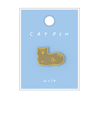 リュリュ（RYU-RYU）　mula　ピンバッジ　MUPB01　あくび