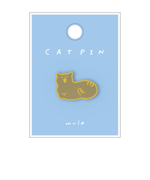 リュリュ（RYU-RYU）　mula　ピンバッジ　MUPB01　あくび