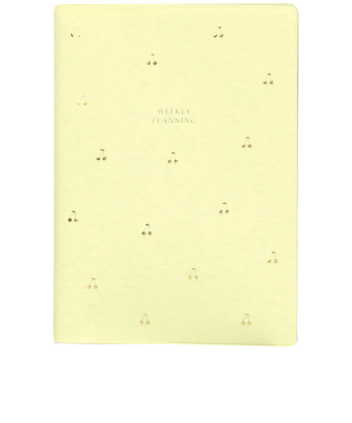 【2026年3月始まり】　ラボクリップ（LABCLIP）　スリーズ　B6　ウィークリーブロック　2603KCE-YE　イエロー　月曜始まり