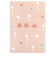 【2026年3月始まり】 ラボクリップ(LABCLIP) トリオ水族館 A6 マンスリーブロック 2603HTR-MD メンダコ 月曜始まり