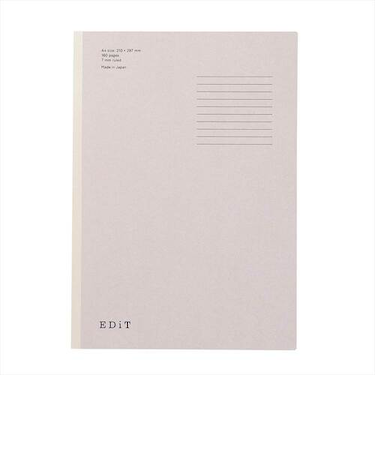 マークス（MARK'S）　手帳用紙を使ったノート　A4　7mm横罫