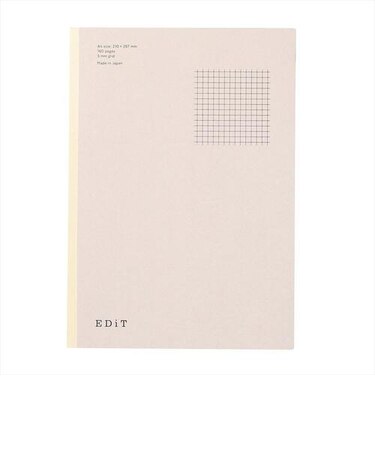 マークス（MARK'S）　手帳用紙を使ったノート　A4　5mm方眼罫