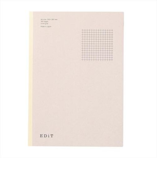 マークス（MARK'S）　手帳用紙を使ったノート　A4　5mm方眼罫