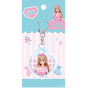 古川紙工　リボン付きアクリルキーホルダー　QE184　アイドル